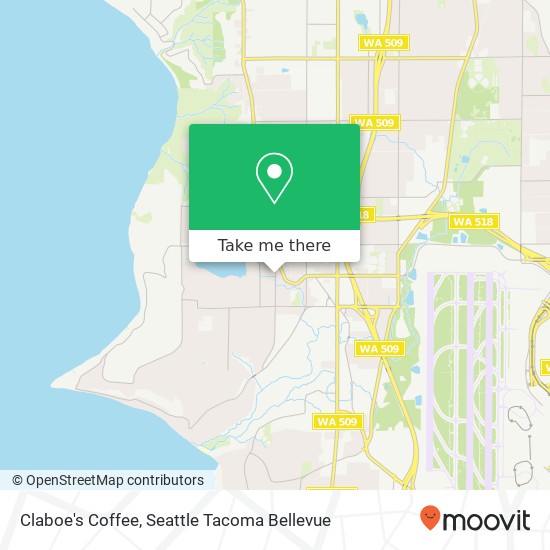 Claboe's Coffee map