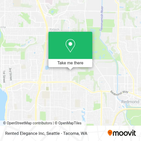 Rented Elegance Inc map