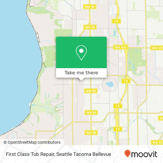 Mapa de First Class Tub Repair