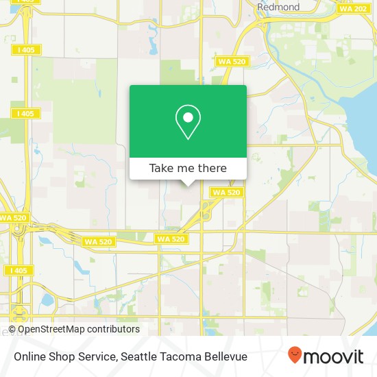 Online Shop Service map