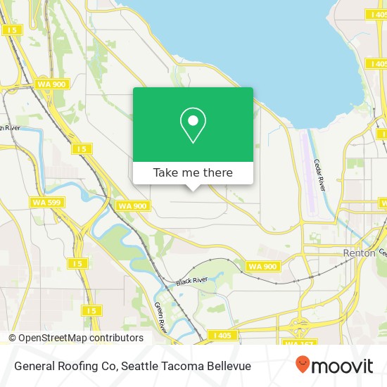 General Roofing Co map