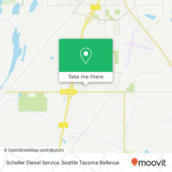 Scheller Diesel Service map