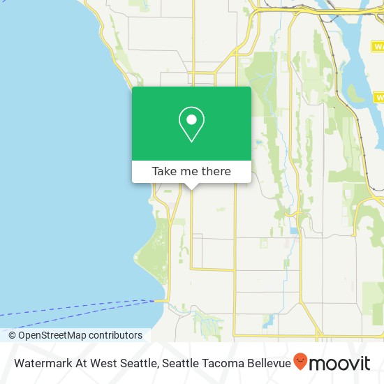 Mapa de Watermark At West Seattle