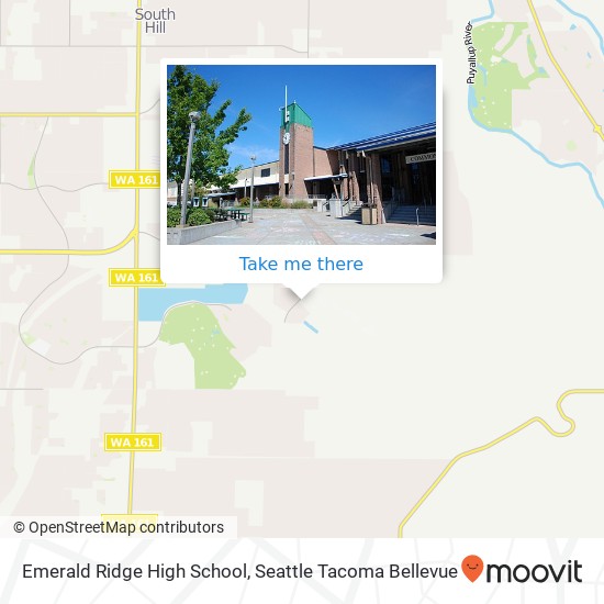 Emerald Ridge High School map