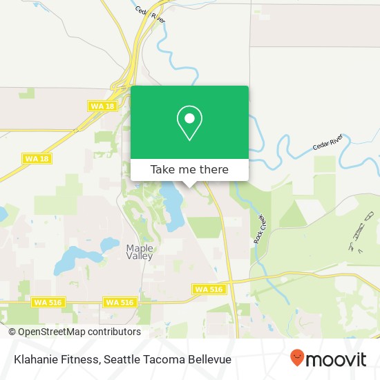 Mapa de Klahanie Fitness