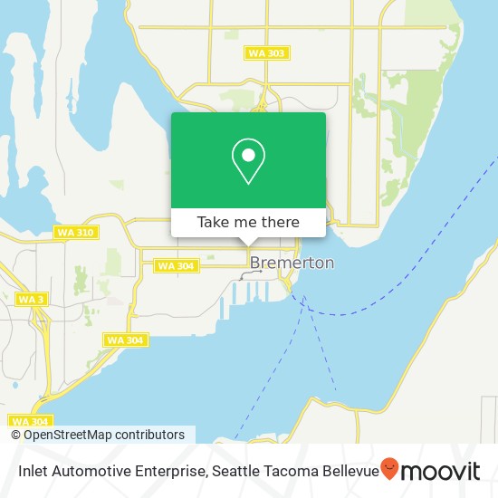 Inlet Automotive Enterprise map