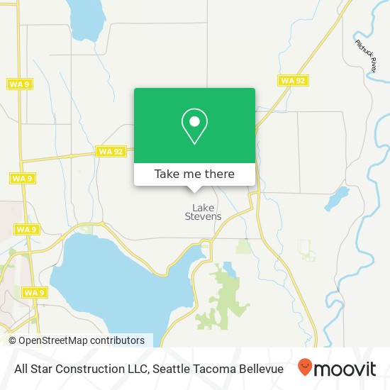All Star Construction LLC map