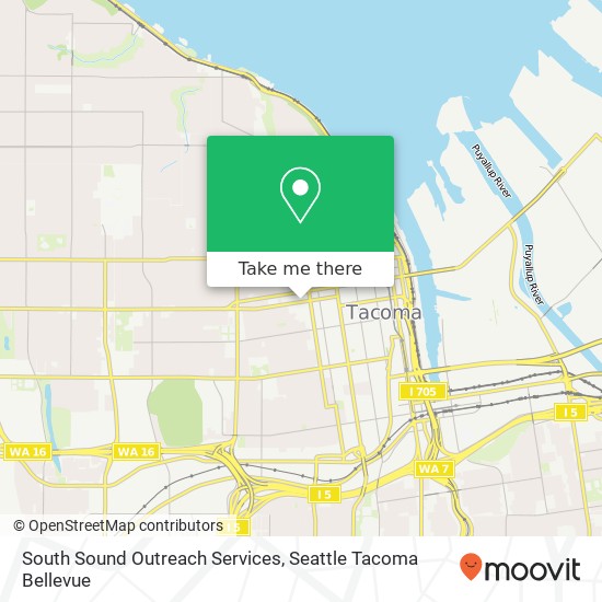 South Sound Outreach Services map