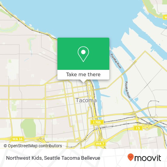 Northwest Kids map