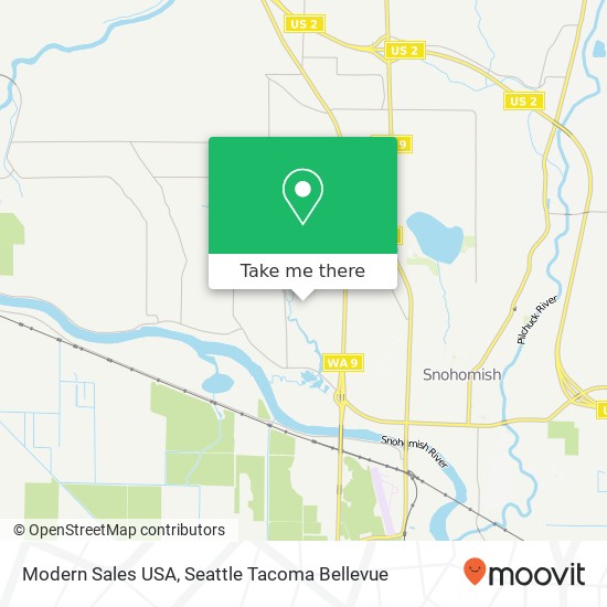 Mapa de Modern Sales USA