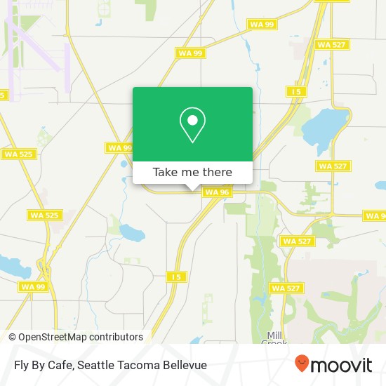 Fly By Cafe map