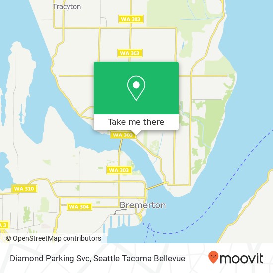 Mapa de Diamond Parking Svc