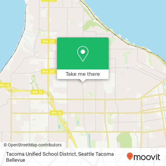 Tacoma Unified School District map