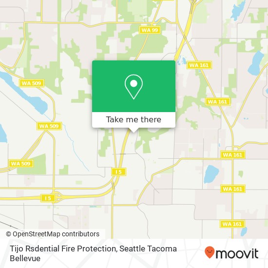 Mapa de Tijo Rsdential Fire Protection