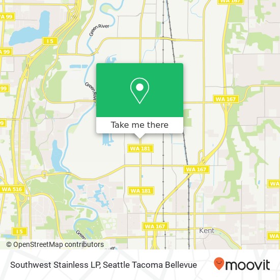 Mapa de Southwest Stainless LP