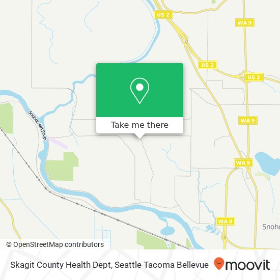 Skagit County Health Dept map