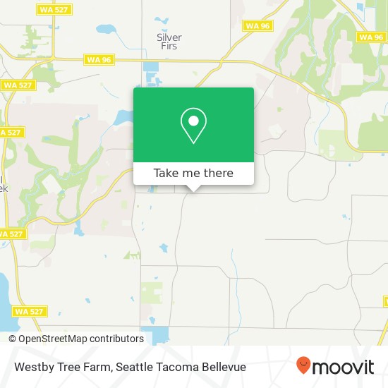 Westby Tree Farm map