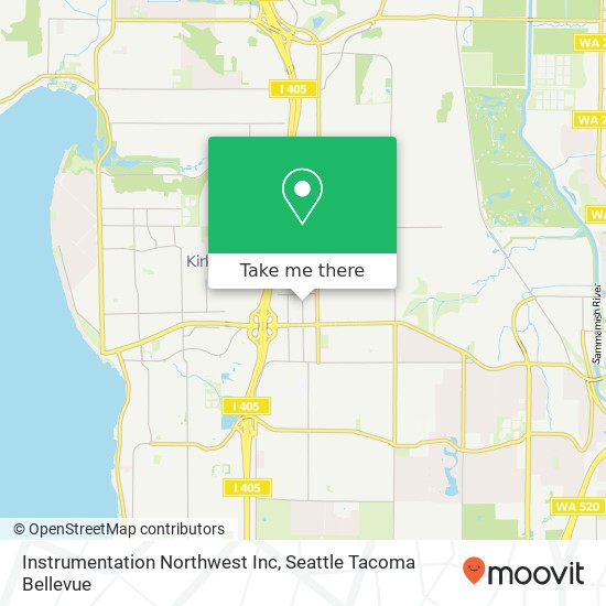 Instrumentation Northwest Inc map