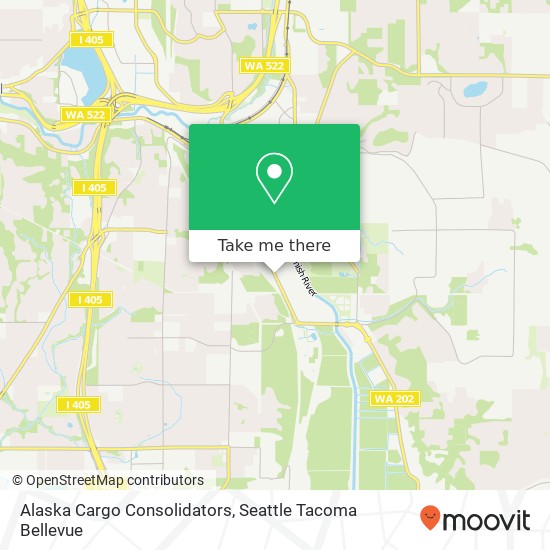Alaska Cargo Consolidators map