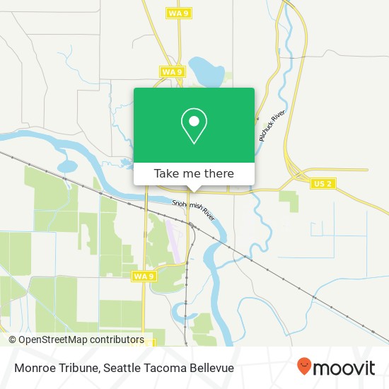 Monroe Tribune map