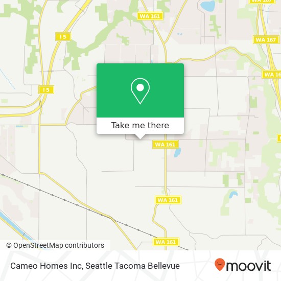 Cameo Homes Inc map