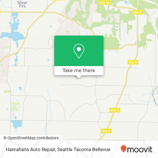 Hanrahans Auto Repair map