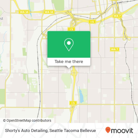 Mapa de Shorty's Auto Detailing