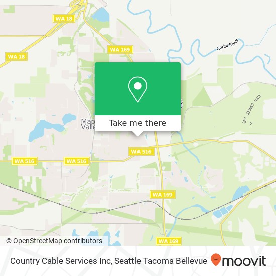 Country Cable Services Inc map