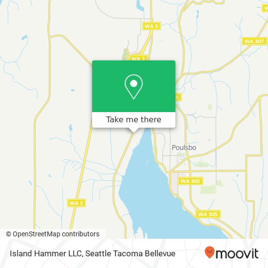 Mapa de Island Hammer LLC