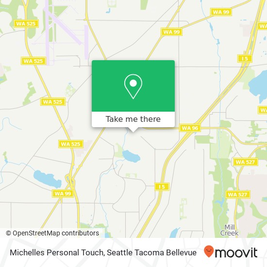 Michelles Personal Touch map