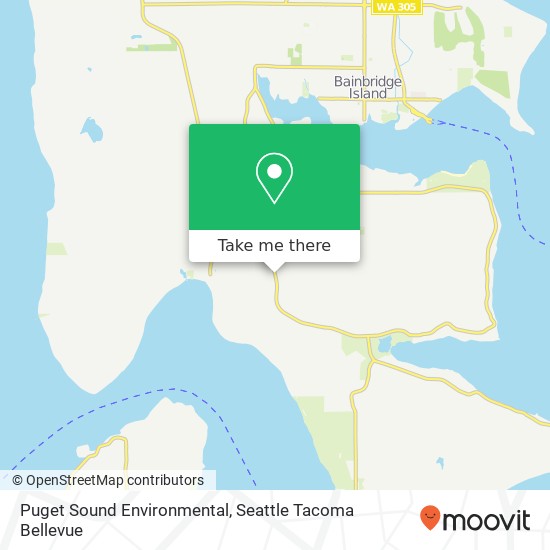Mapa de Puget Sound Environmental