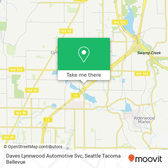 Mapa de Daves Lynnwood Automotive Svc