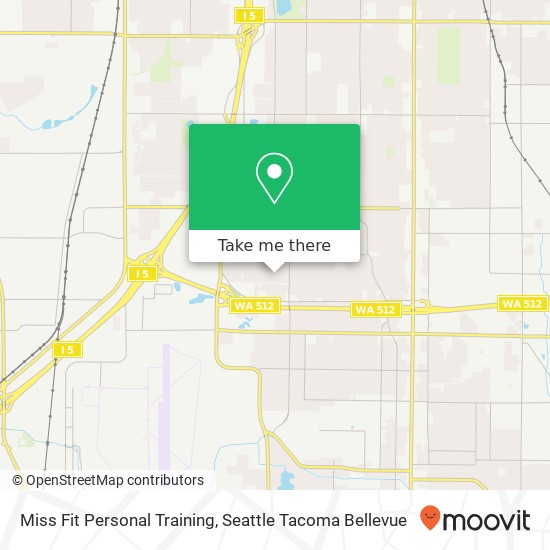 Miss Fit Personal Training map