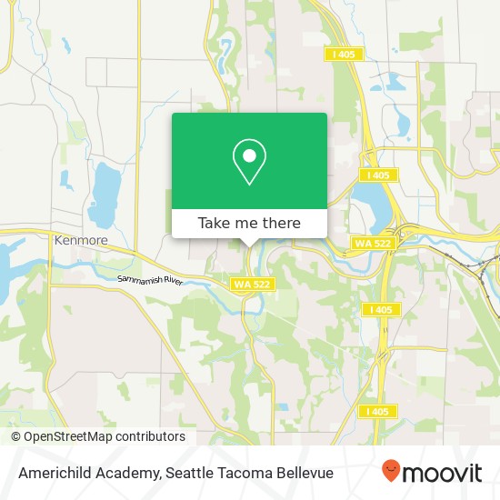 Americhild Academy map