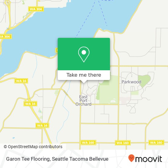 Mapa de Garon Tee Flooring