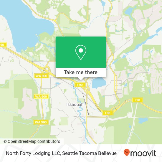 Mapa de North Forty Lodging LLC