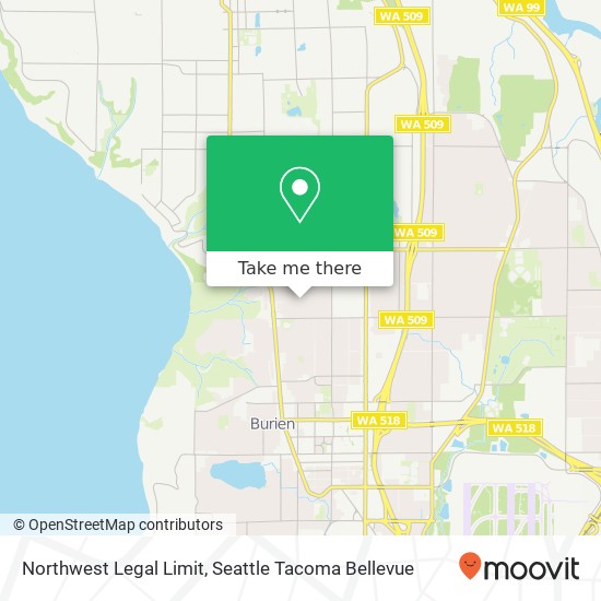 Mapa de Northwest Legal Limit