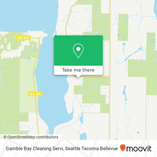 Gamble Bay Cleaning Servi map