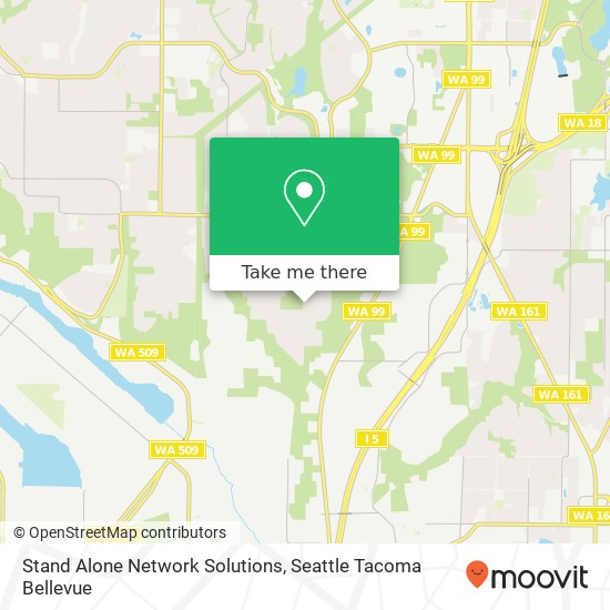 Stand Alone Network Solutions map
