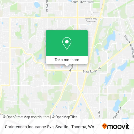 Christensen Insurance Svc map