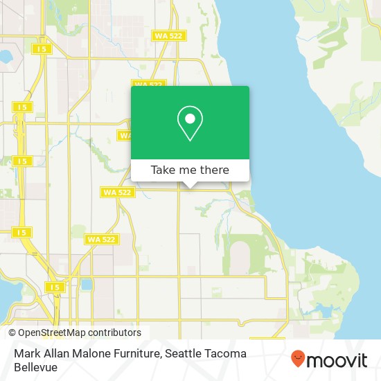 Mapa de Mark Allan Malone Furniture