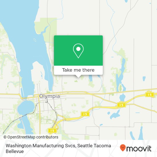 Washington Manufacturing Svcs map