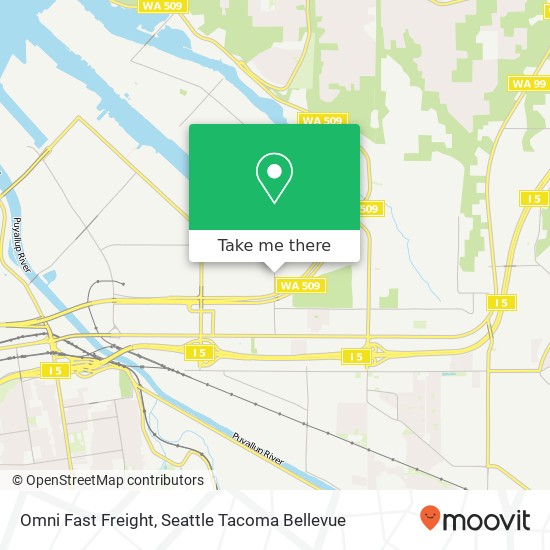 Omni Fast Freight map