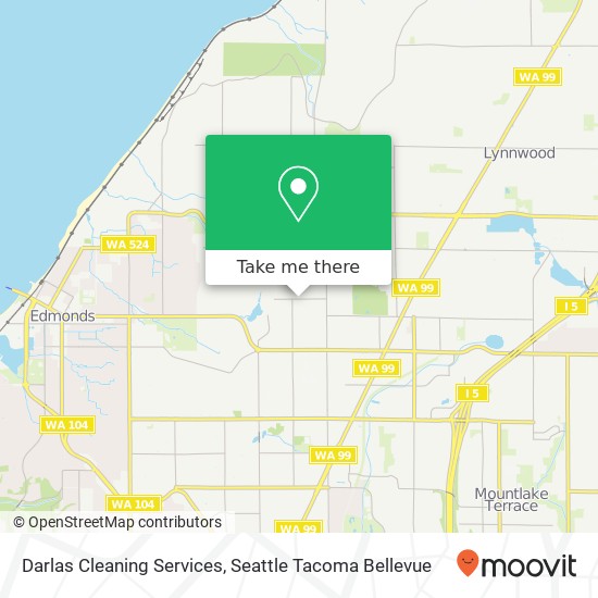 Darlas Cleaning Services map