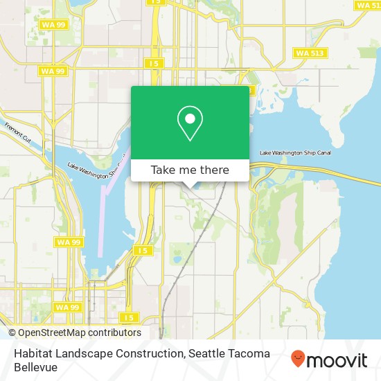 Habitat Landscape Construction map