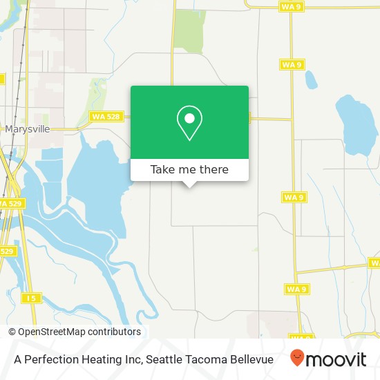 A Perfection Heating Inc map