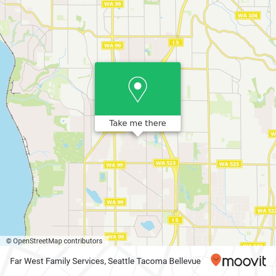 Far West Family Services map