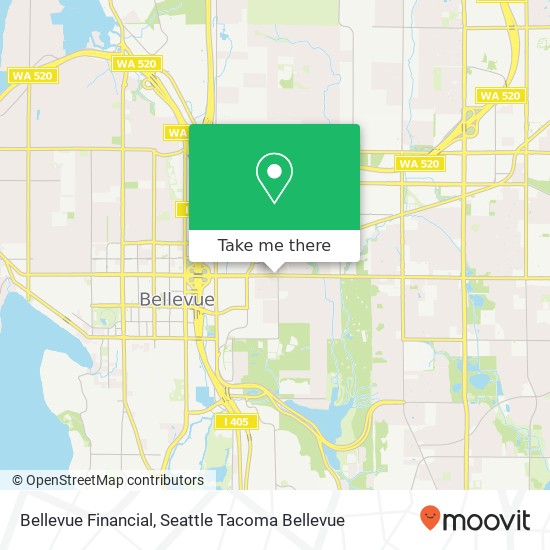 Bellevue Financial map