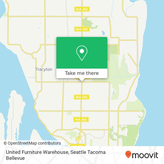 United Furniture Warehouse map
