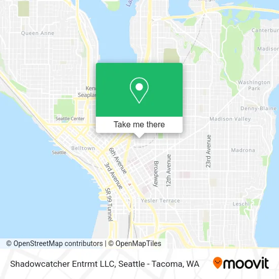 Mapa de Shadowcatcher Entrmt LLC